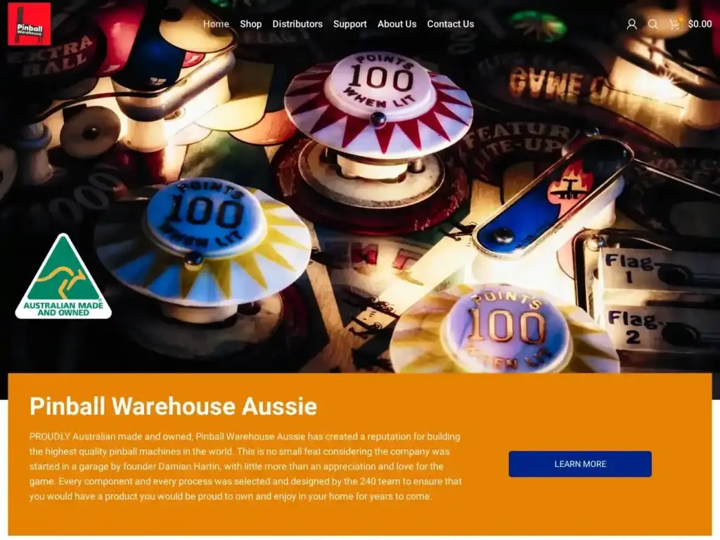 pinballwarehouseaussie-com Alternative Text