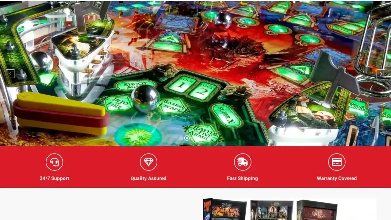 Screenshot of Non-Delivery scam website Pinbmasters.com