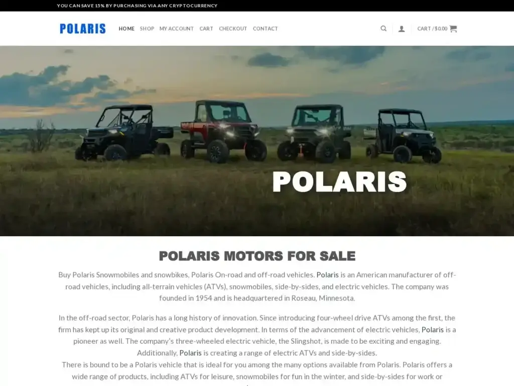 polarisusashop-com Alternative Text