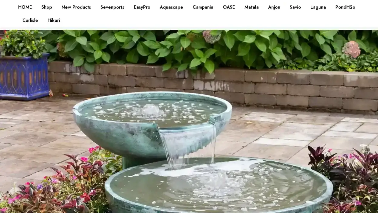 Screenshot of Non-Delivery scam website Pondsuppystore.com