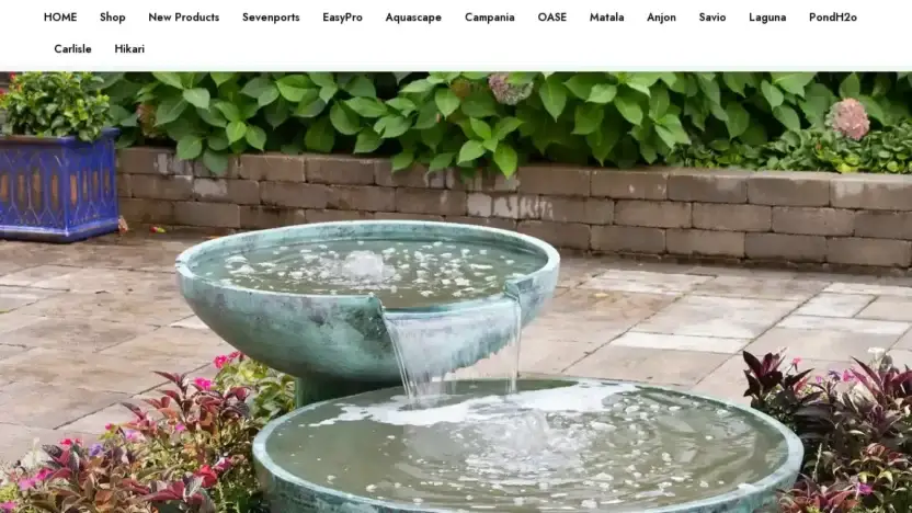 Screenshot of Non-Delivery scam website Pondsuppystore.com