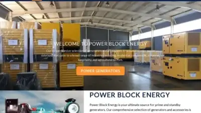 Screenshot of Non-Delivery scam website Powerblockenergy.com