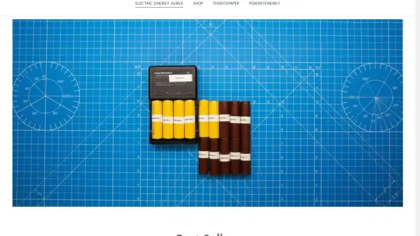 Screenshot of Non-Delivery scam website Powerxbattery.com