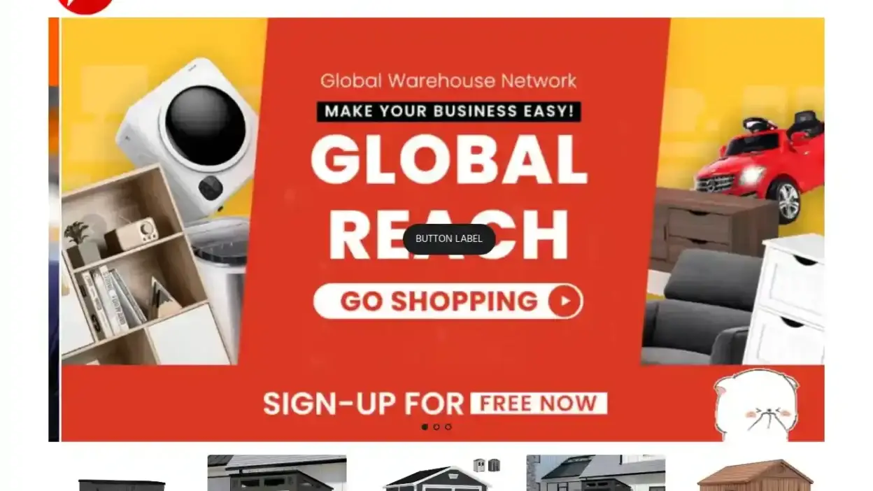 Screenshot of Non-Delivery scam website Preferreddiscountstores.shop