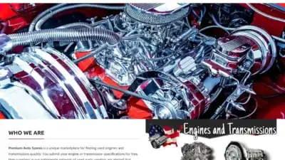 Screenshot of Automobile scam website Premiumautospare.com