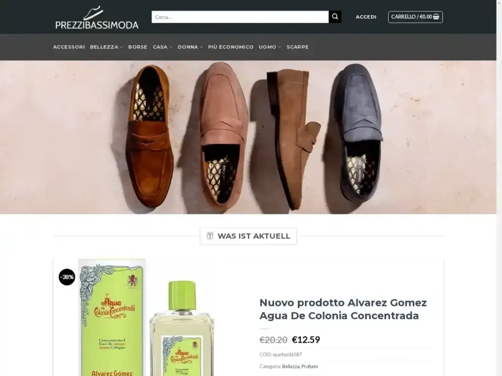 prezzibassimoda-com Alternative Text