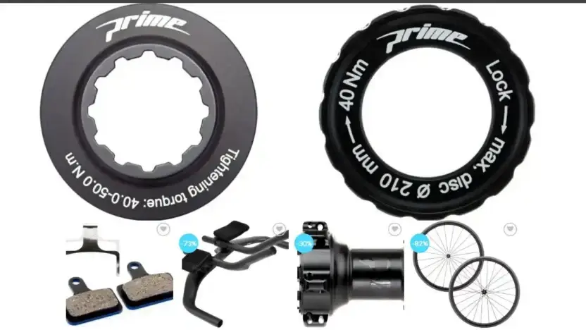 Screenshot of Non-Delivery scam website Primebici.com