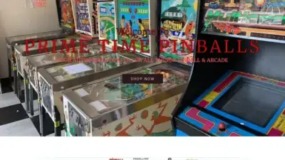 Screenshot of Non-Delivery scam website Primetimepinballs.com