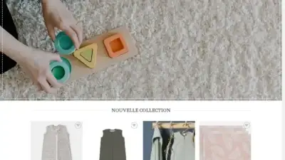 Screenshot of Non-Delivery scam website Puericultureweb.com