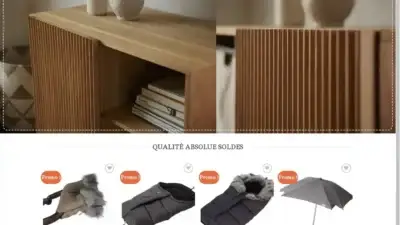 Screenshot of Non-Delivery scam website Quaxboutique.com