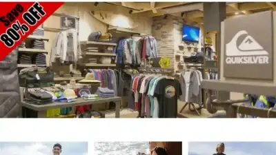 Screenshot of Non-Delivery scam website Quiksilverclothes.shop