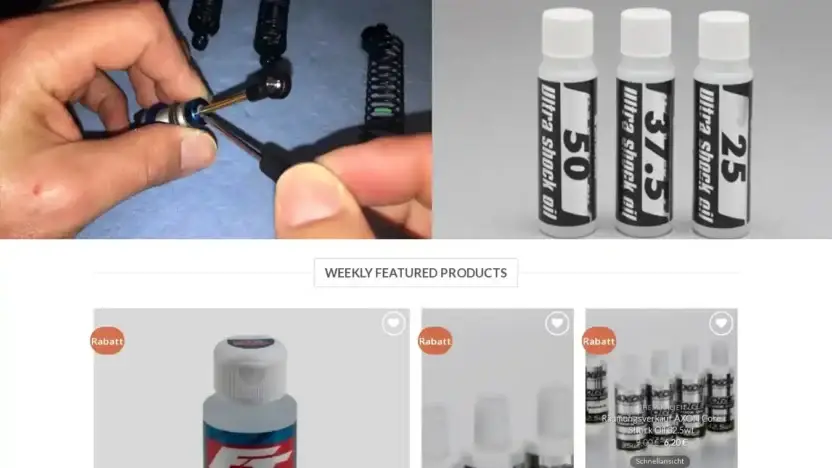 Screenshot of Non-Delivery scam website Rabattchemikalien.com