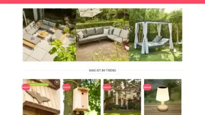 Screenshot of Non-Delivery scam website Rabattgarden.com