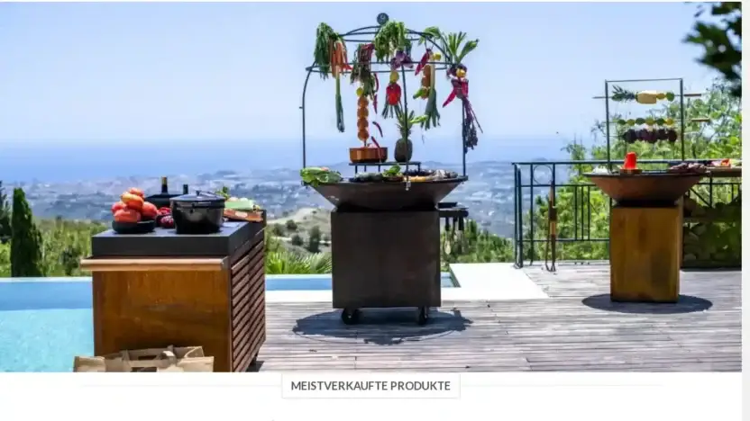 Screenshot of Non-Delivery scam website Rabattgrill.com