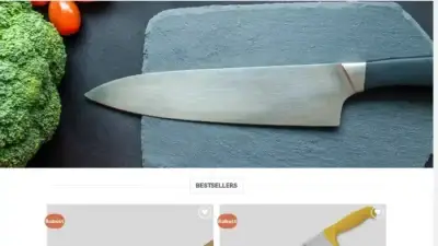 Screenshot of Non-Delivery scam website Rabattkochmesser.com