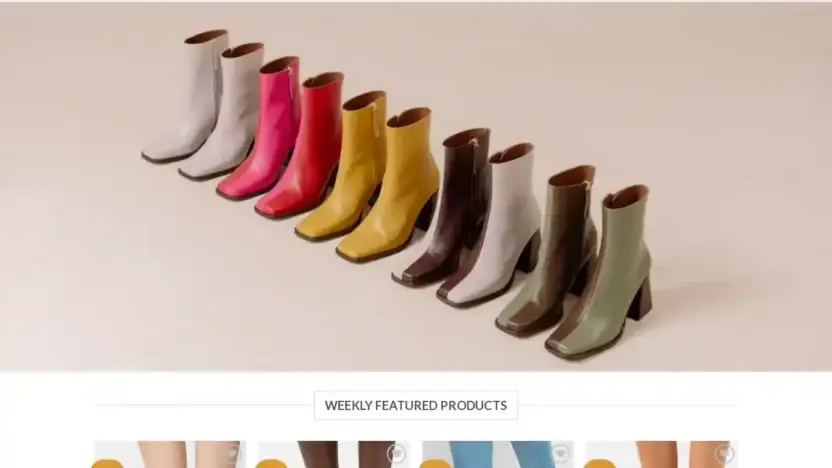 Screenshot of Non-Delivery scam website Rabattschuhe.com