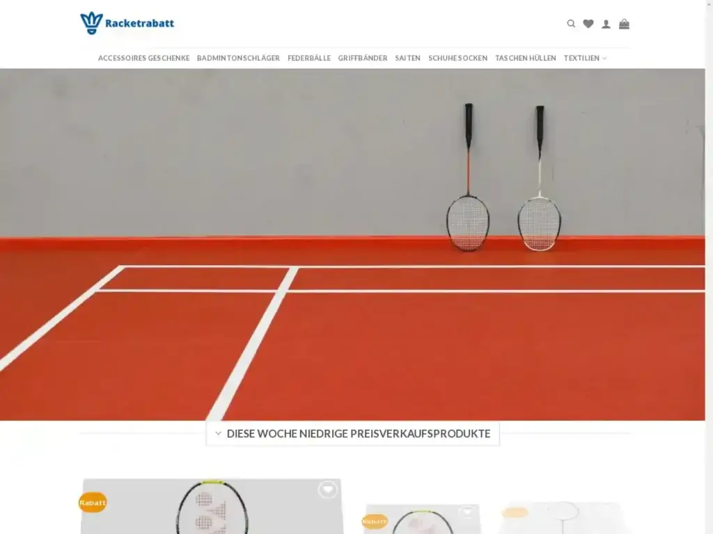 racketrabatt-com Alternative Text