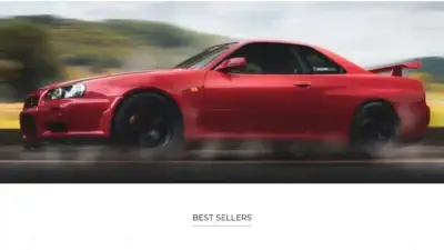 Screenshot of Non-Delivery scam website Rallysportdire.shop