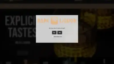 Screenshot of Whisky scam website Rare-liquor.com