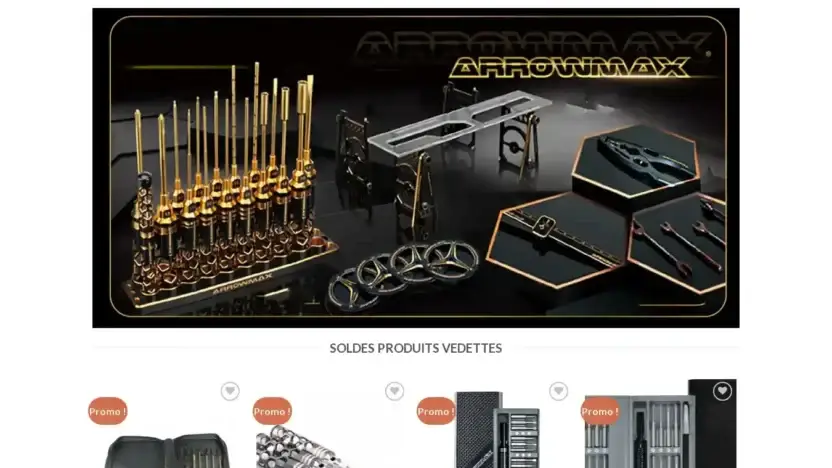 Screenshot of Non-Delivery scam website Rcarrowmaxfr.com