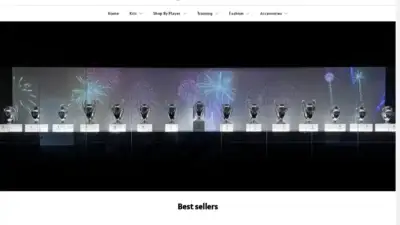 Screenshot of Non-Delivery scam website Realmadridclubaj.shop