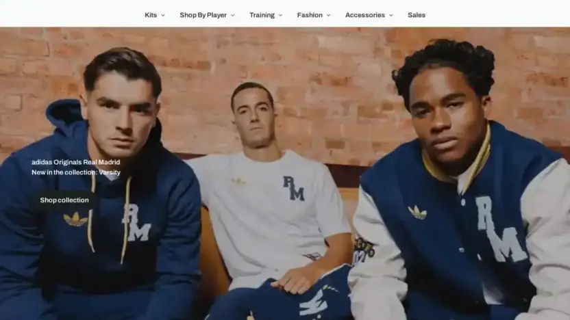 Screenshot of Non-Delivery scam website Realmadridimg.com