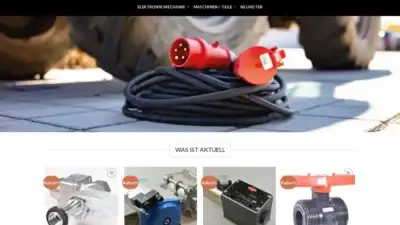 Screenshot of Non-Delivery scam website Reduzierttechnik.com