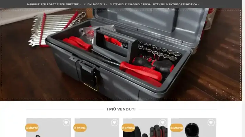 Screenshot of Non-Delivery scam website Regaliferramenta.com