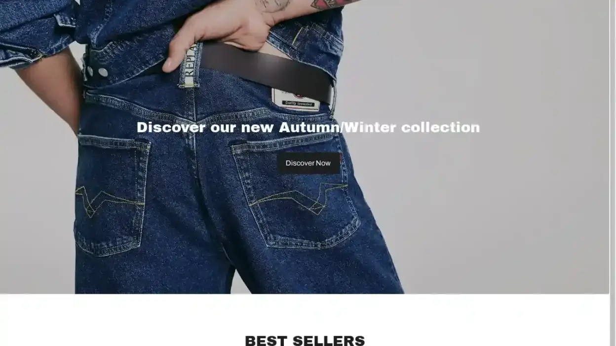 Screenshot of Non-Delivery scam website Replaysale.com