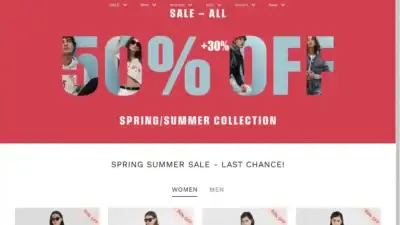 Screenshot of Non-Delivery scam website Replaystore.shop