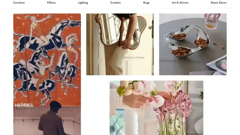 Screenshot of Non-Delivery scam website Rinodecor.com
