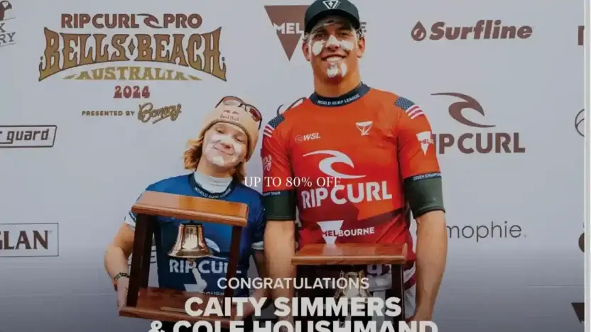 Screenshot of Non-Delivery scam website Ripcurlimg.com