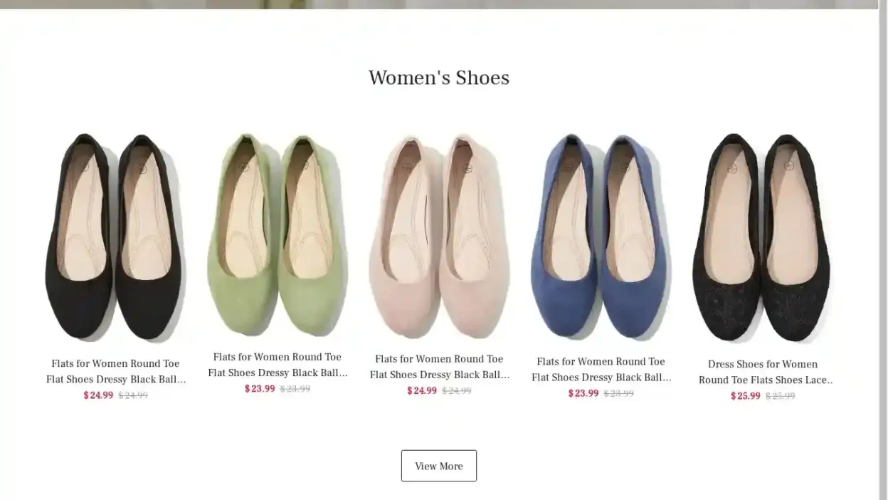 Screenshot of Non-Delivery scam website Rmwilliamsmurray.com