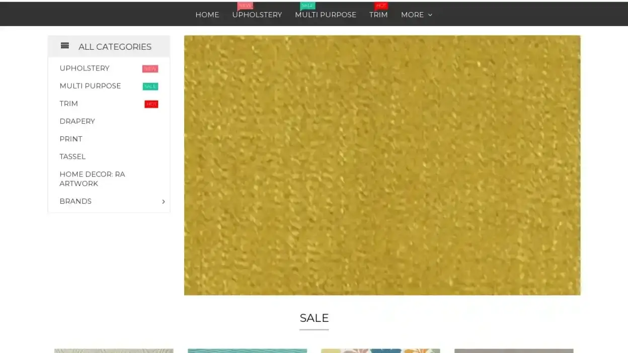 Screenshot of Non-Delivery scam website Robertallendesign.shop