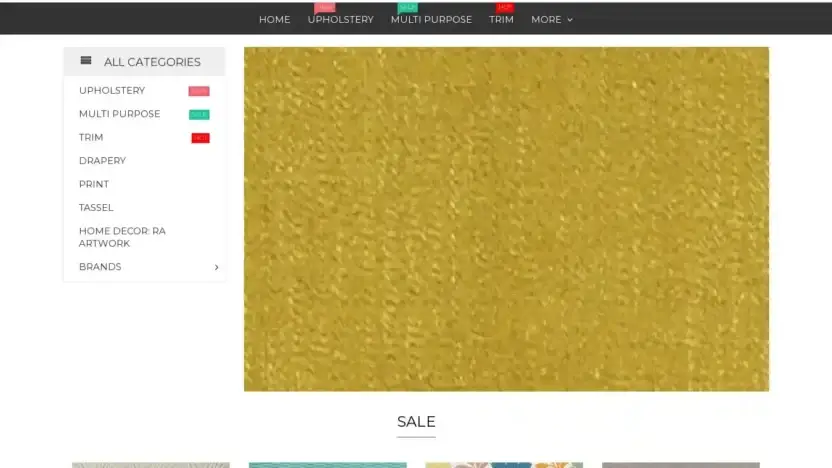 Screenshot of Non-Delivery scam website Robertallendesign.shop