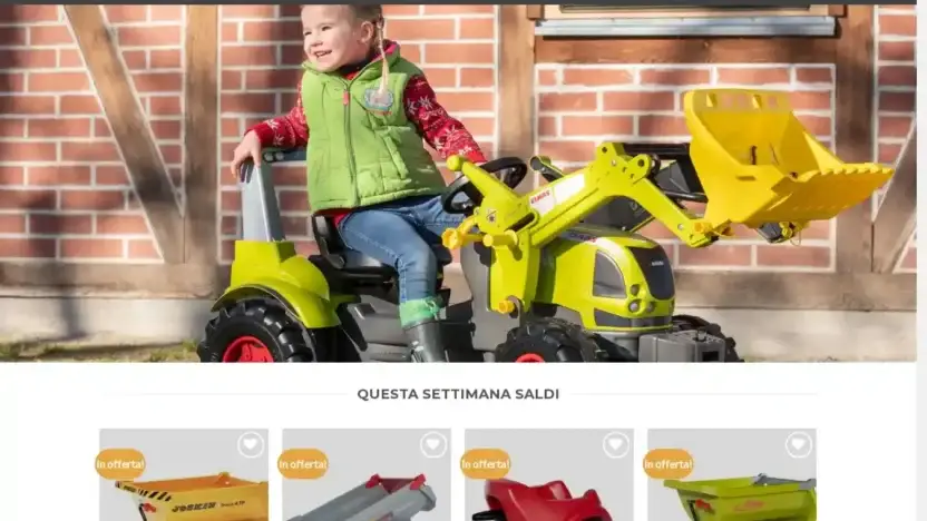 Screenshot of Non-Delivery scam website Rollygiocattoli.com