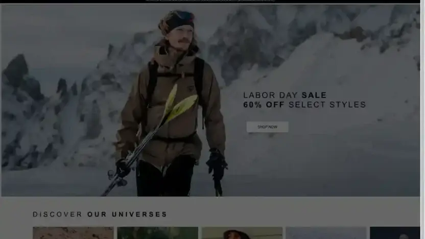 Screenshot of Non-Delivery scam website Rossignolstore.shop