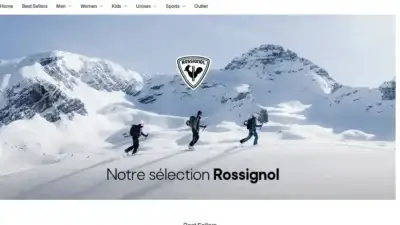 Screenshot of Non-Delivery scam website Rossignoluk.shop