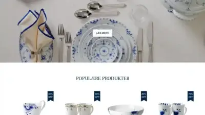 Screenshot of Non-Delivery scam website Royalcopenhagenstore.com