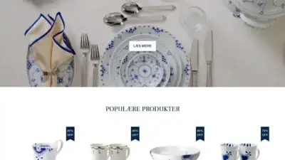 Screenshot of Non-Delivery scam website Royalcopenhagenvip.com