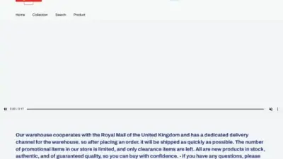 Screenshot of Non-Delivery scam website Royaldoor.shop