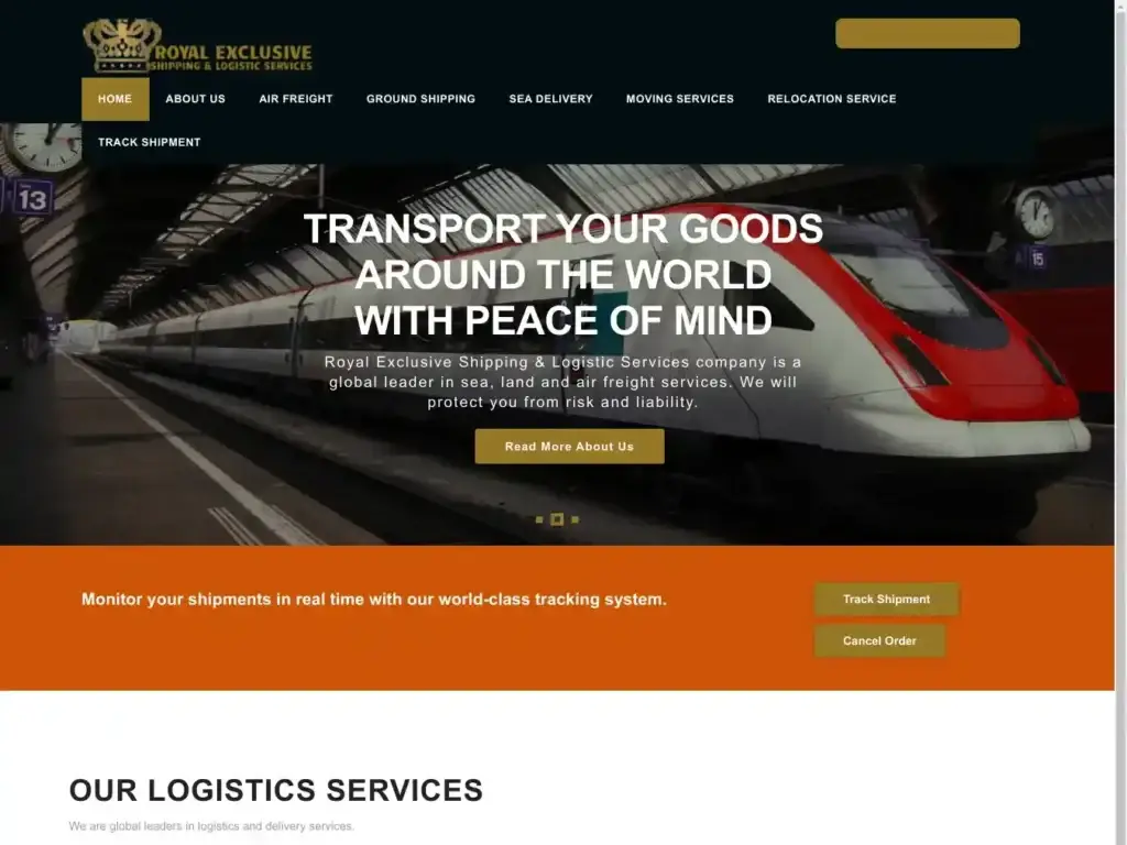 royalexclusivecourieservices-com Alternative Text