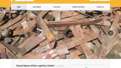 Screenshot of Non-Delivery scam website Rsalogisticsltd.com