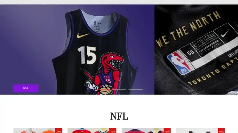 Screenshot of Non-Delivery scam website Rugbyjerseyus.com