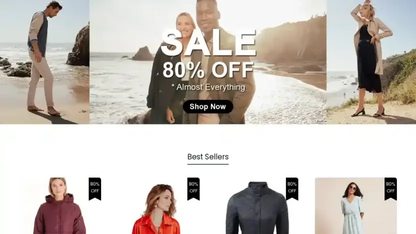 Screenshot of Non-Delivery scam website Rw-co-ca.com