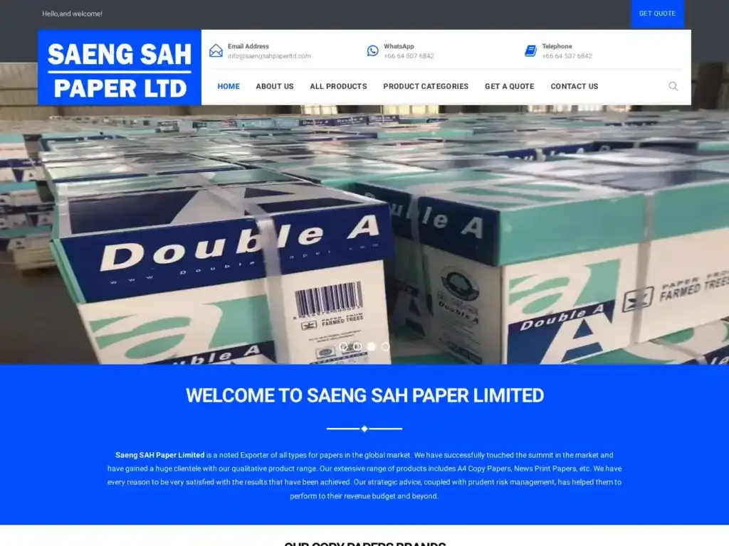 saengsahpaperltd-com Alternative Text