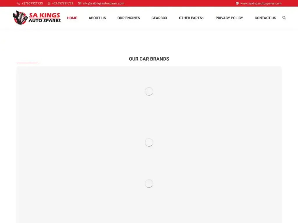 sakingsautospares-com Alternative Text