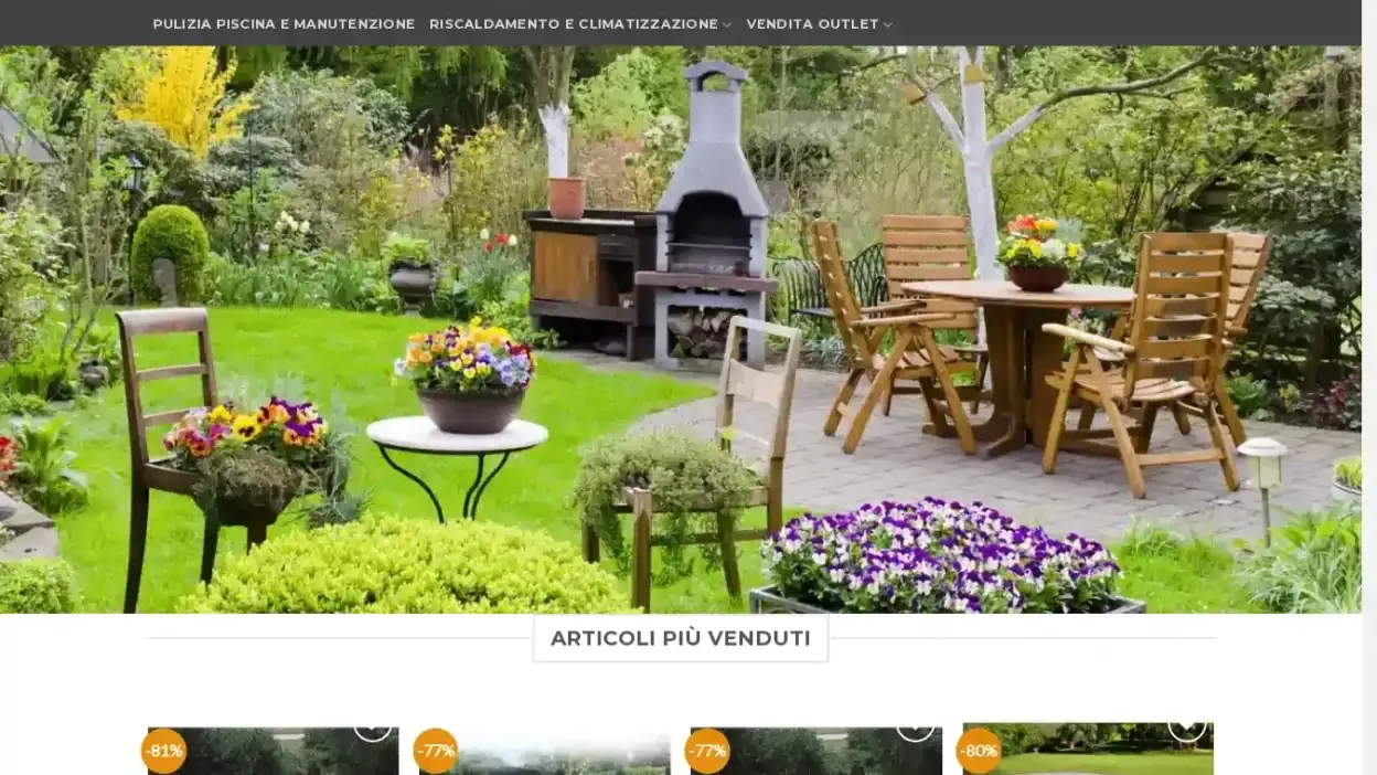 Screenshot of Non-Delivery scam website Saldifamiglia.com