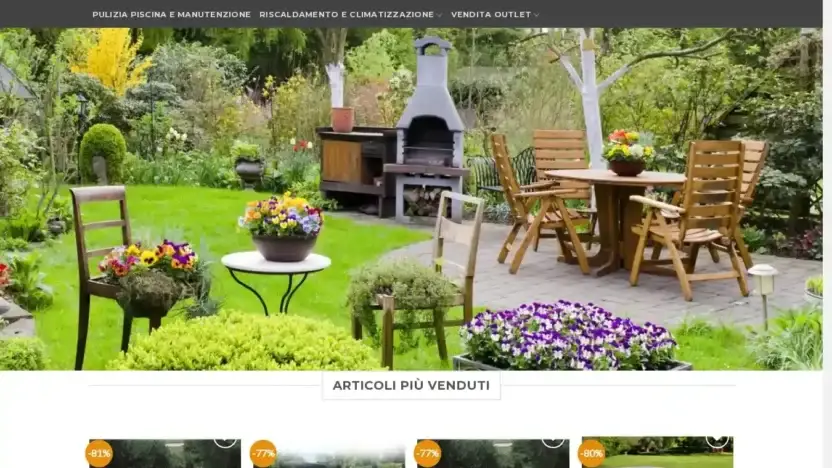 Screenshot of Non-Delivery scam website Saldifamiglia.com