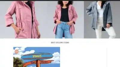 Screenshot of Fashion scam website Salegoodthings.com